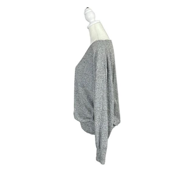 MELLODAY Nordstrom Gray Casual Pullover Long Sleeve Poly Stretch Sweater Large - Picture 3 of 10
